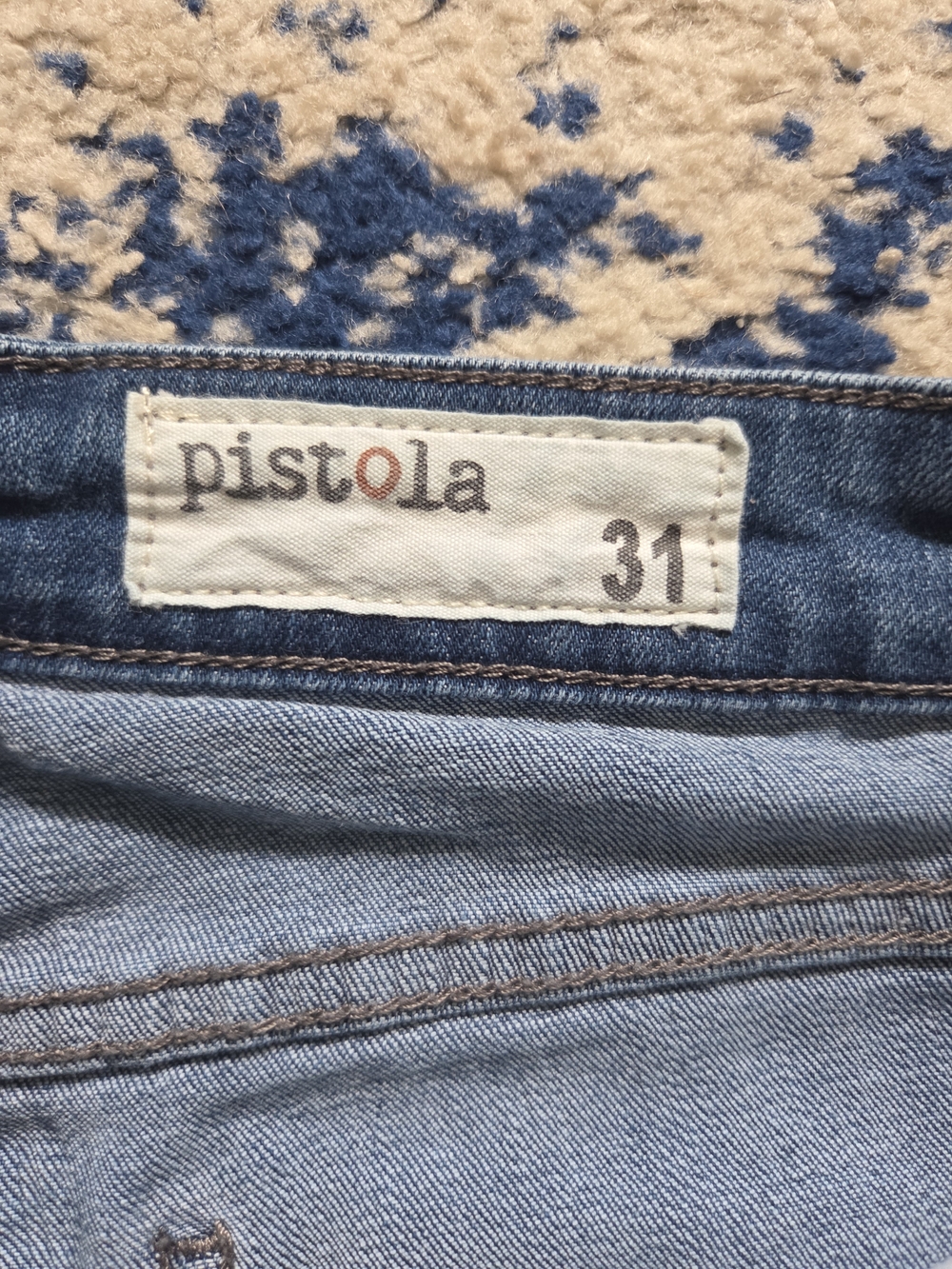 pistola Blue Cropped Ankle Jeans - Picture 5 of 8